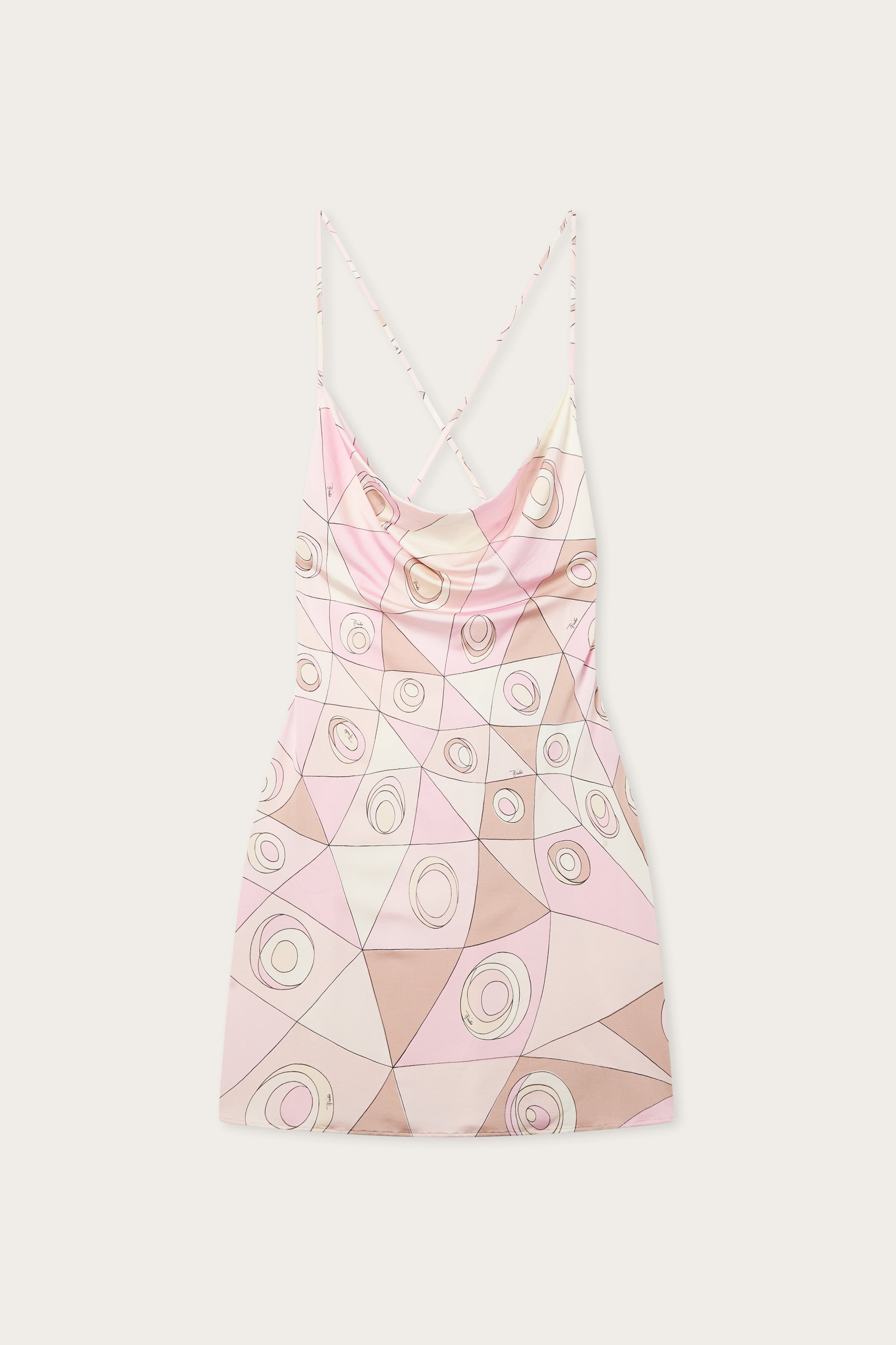 Pucci Occhi Print Jersey Satin Dress