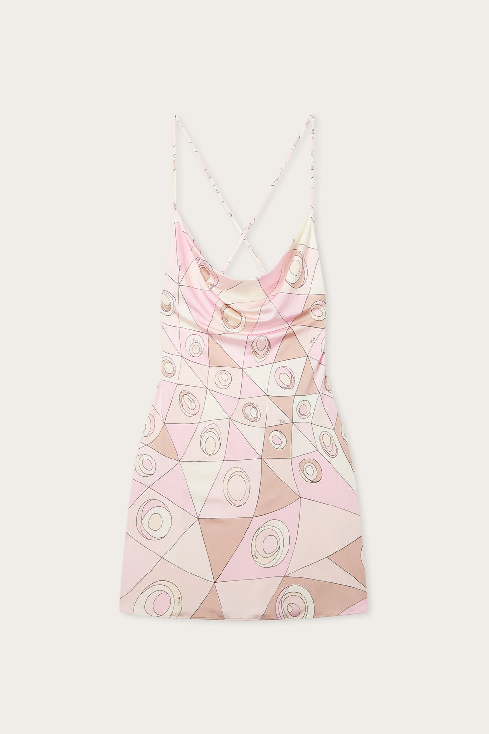 Pucci Occhi Print Jersey Satin Dress