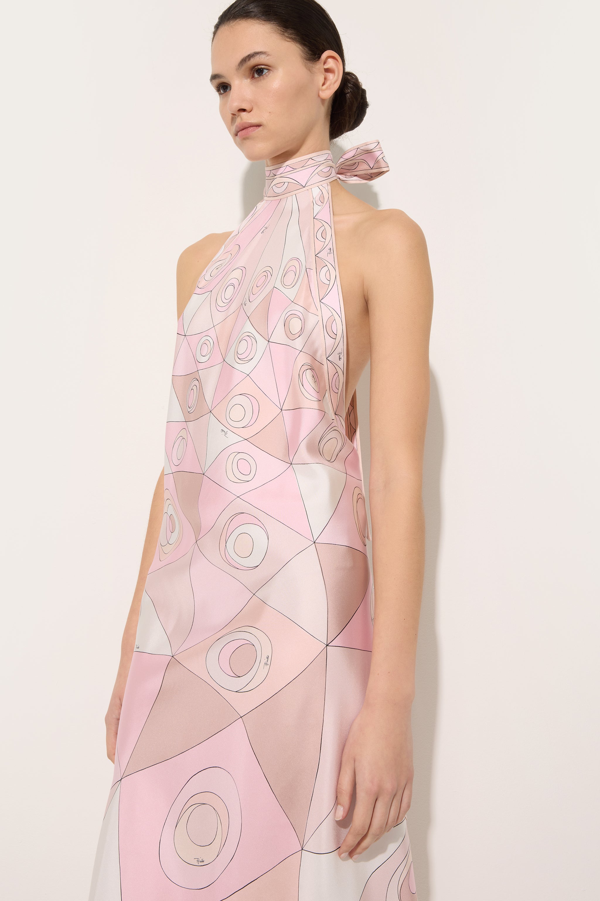 Pucci Occhi Print Silk Dress