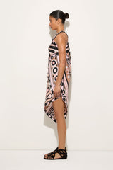 Pucci Soleil Print One-Shoulder Silk Dress