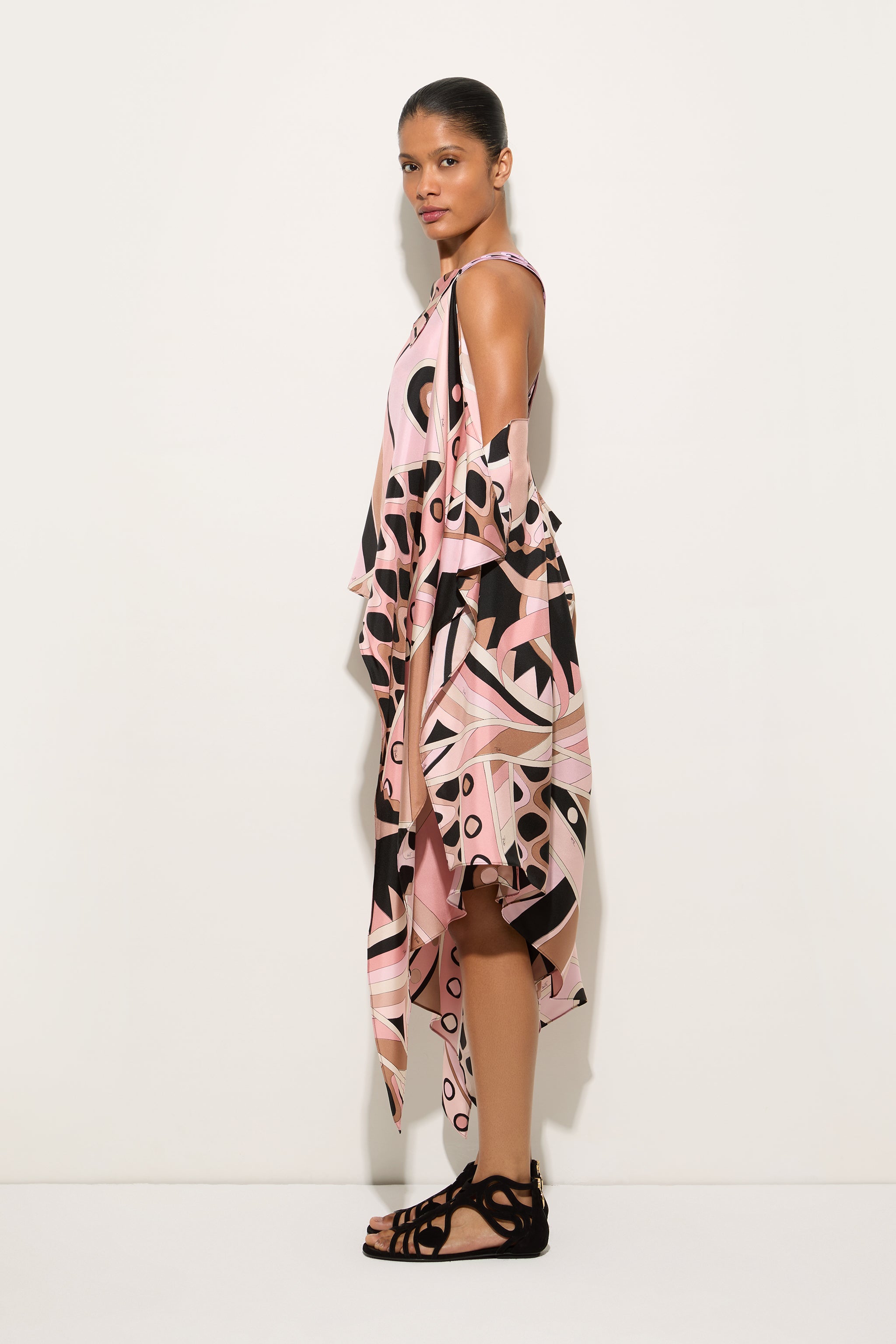 Pucci Vivara Print Silk Dress