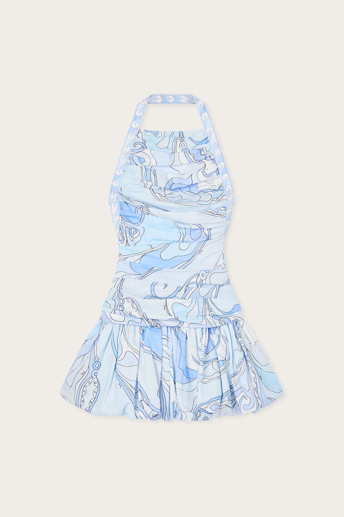 Pucci Orchidee Print Balloon Dress