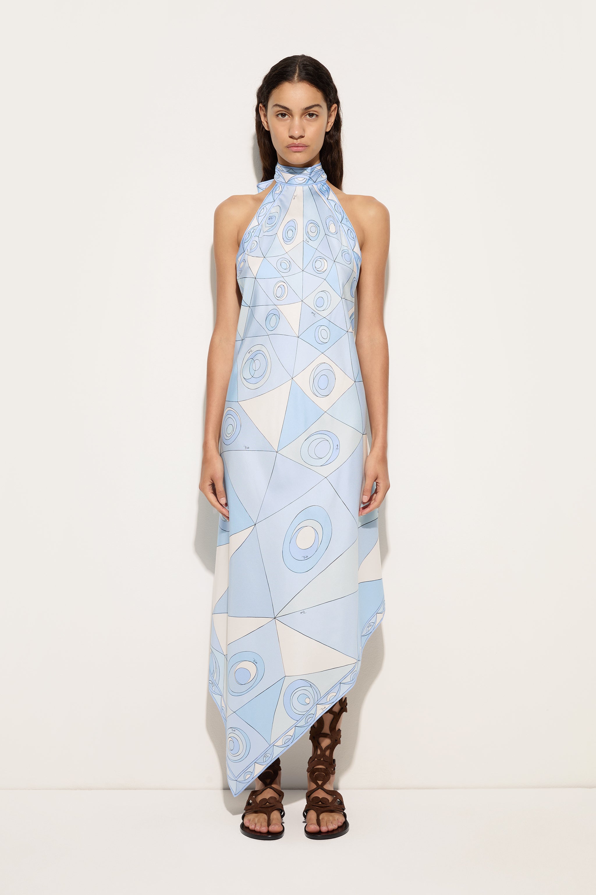 Pucci Occhi Print Silk Dress