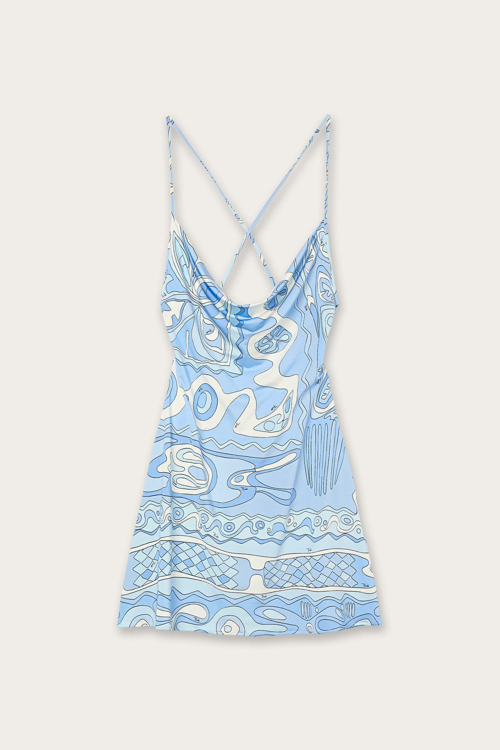 Pucci Angoli Print Short Dress
