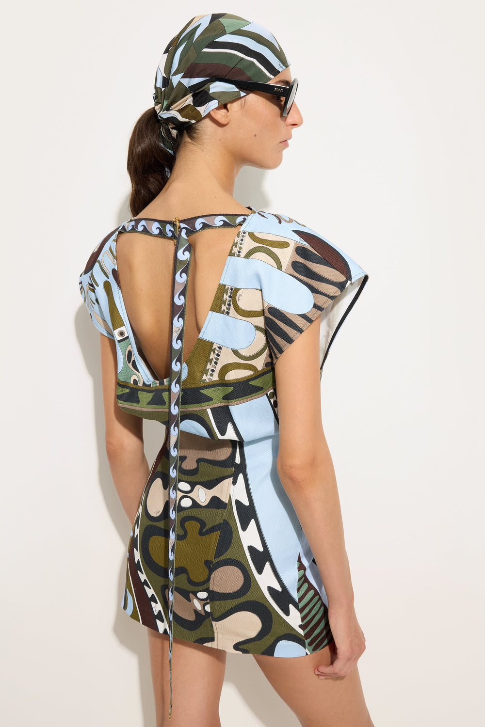 Pucci Soleil Print Panama dress