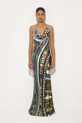 Pucci Soleil Print Satin Dress