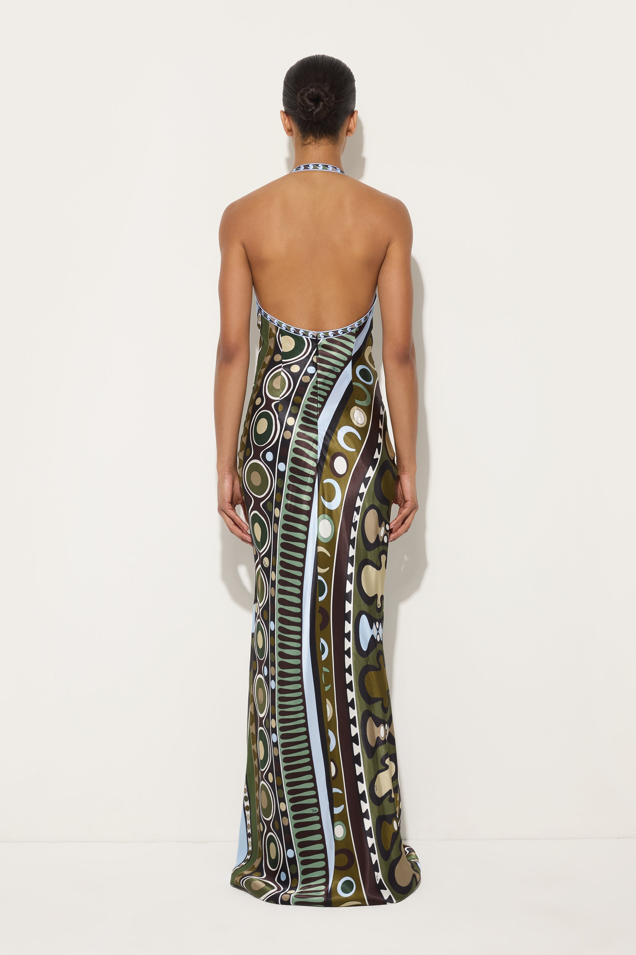 Pucci Soleil Print Satin Dress