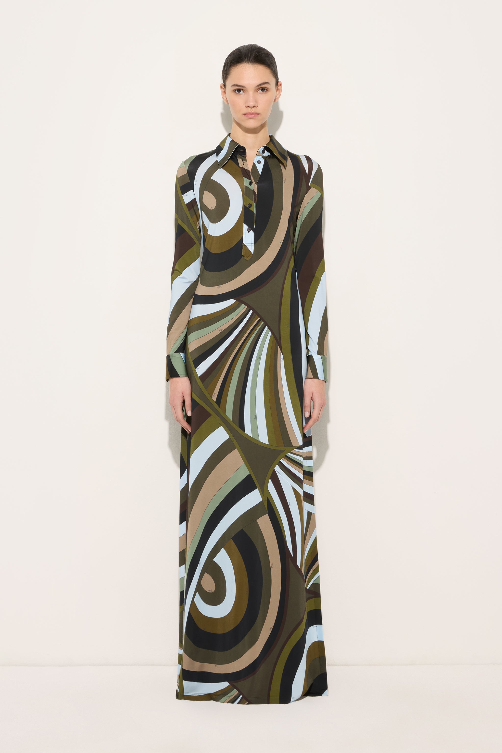 Pucci Iride Print Chemisier Dress