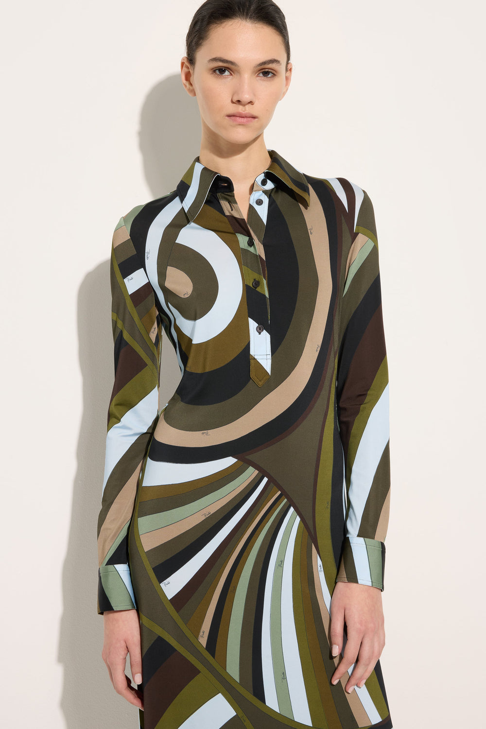 Pucci Iride Print Chemisier Dress
