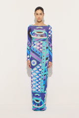Pucci Vivara Print Tulle Dress