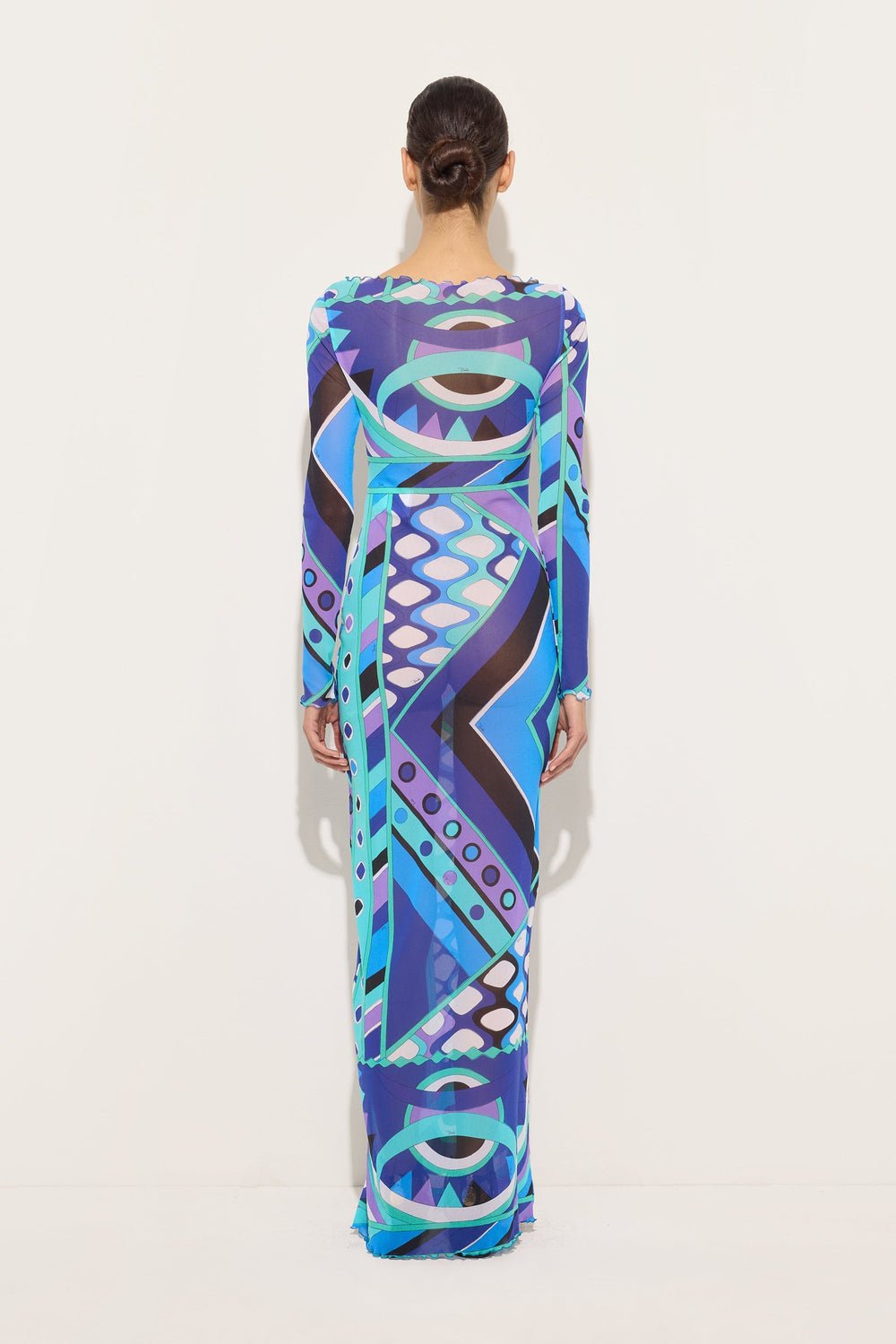 Pucci Vivara Print Tulle Dress