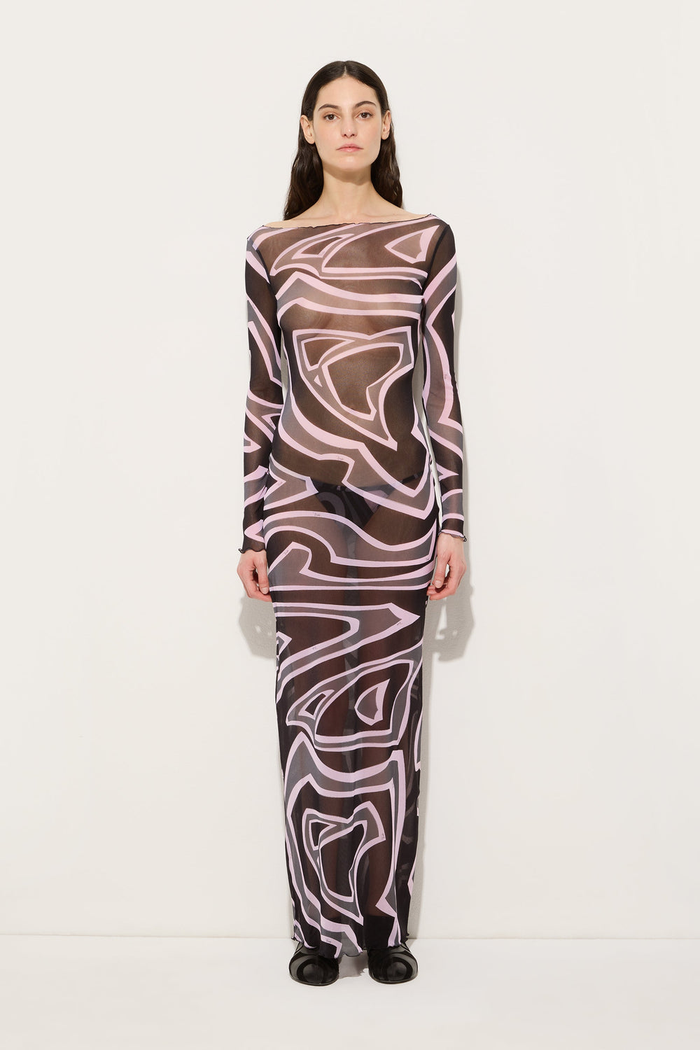 Pucci Labirinto Print Tulle Dress