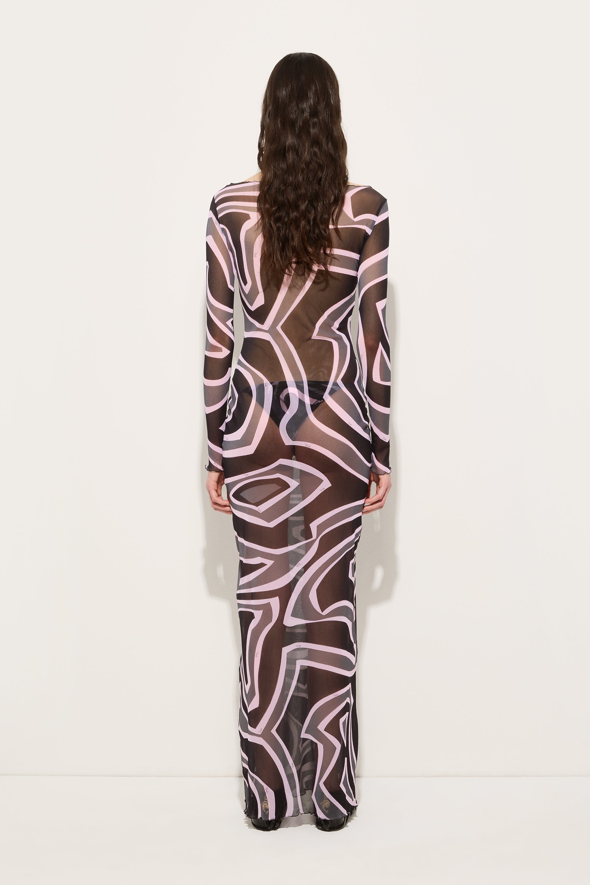 Pucci Labirinto Print Tulle Dress