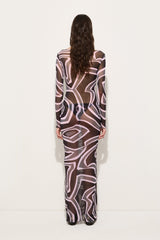 Pucci Labirinto Print Tulle Dress