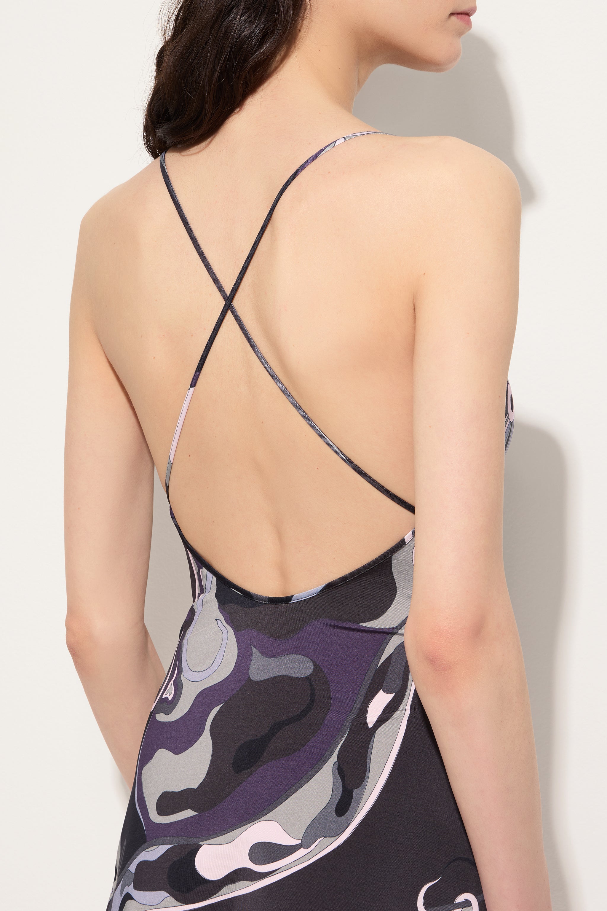 Pucci Orchidee Print Short Jersey Dress