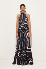 Pucci Marmo Print Silk Twill Jumpsuit