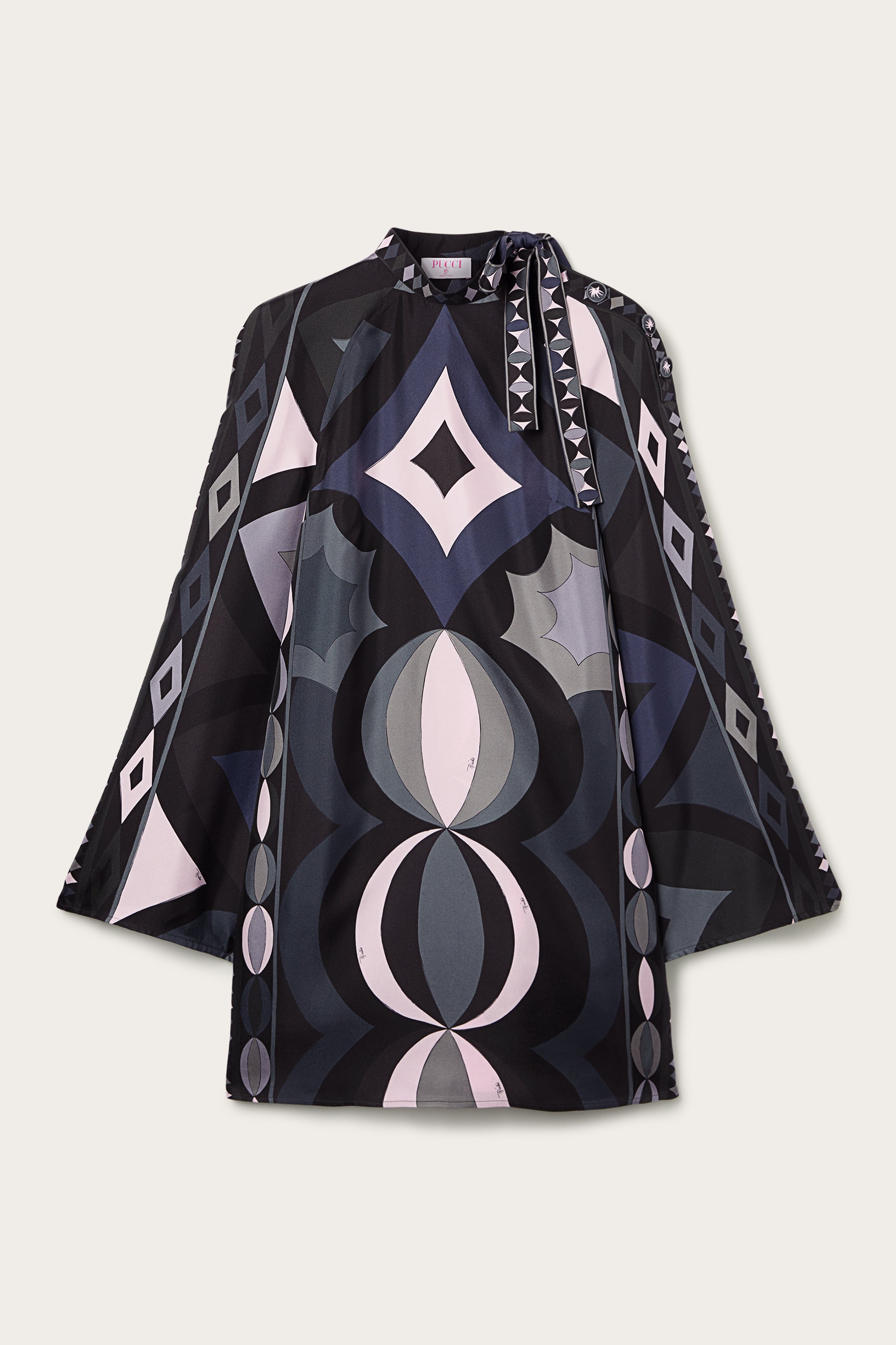 Pucci Collane Print Silk Twill Dress