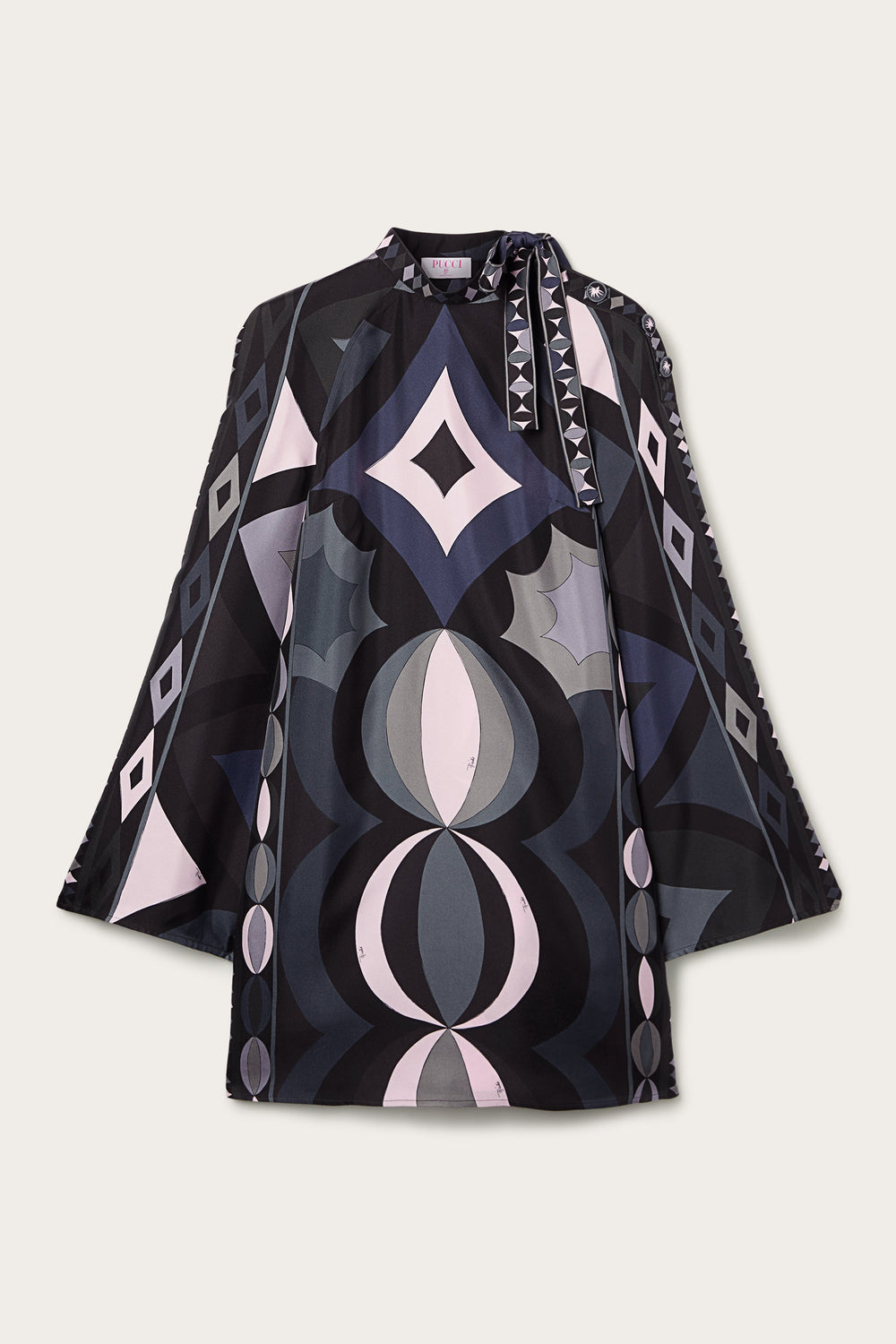 Pucci Collane Print Silk Twill Dress