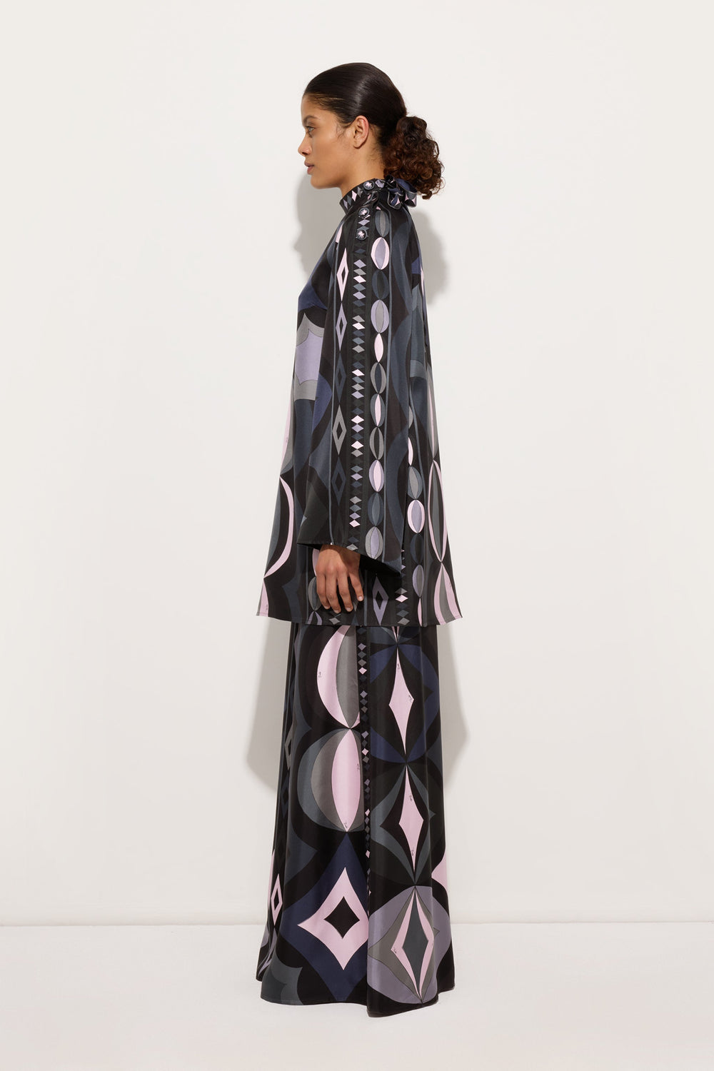 Pucci Collane Print Silk Twill Dress