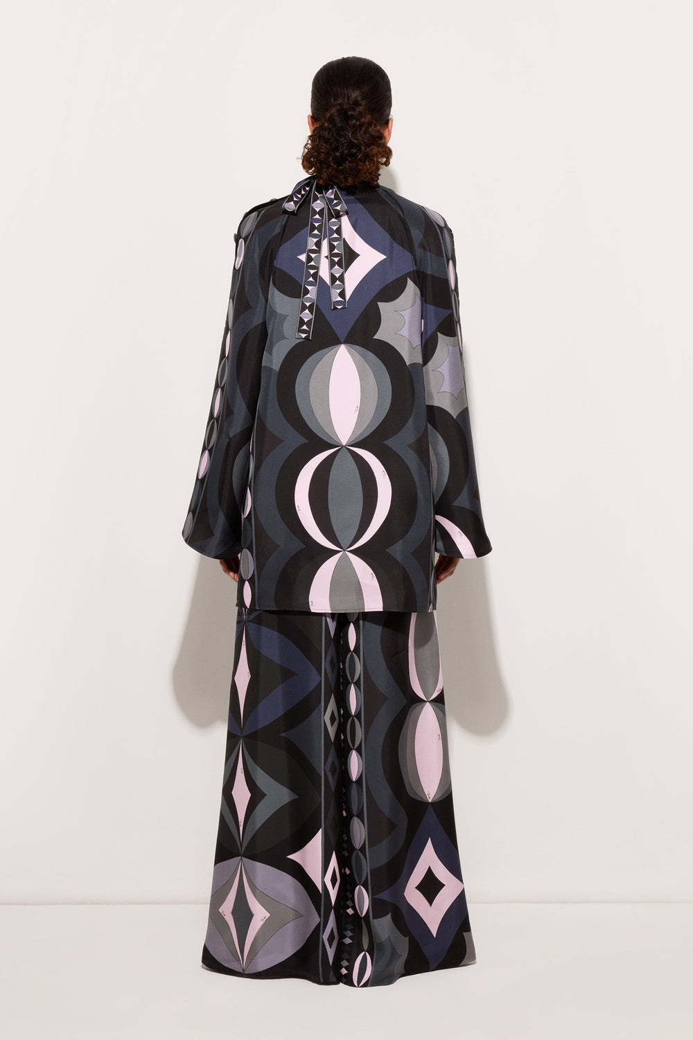 Pucci Collane Print Silk Twill Dress
