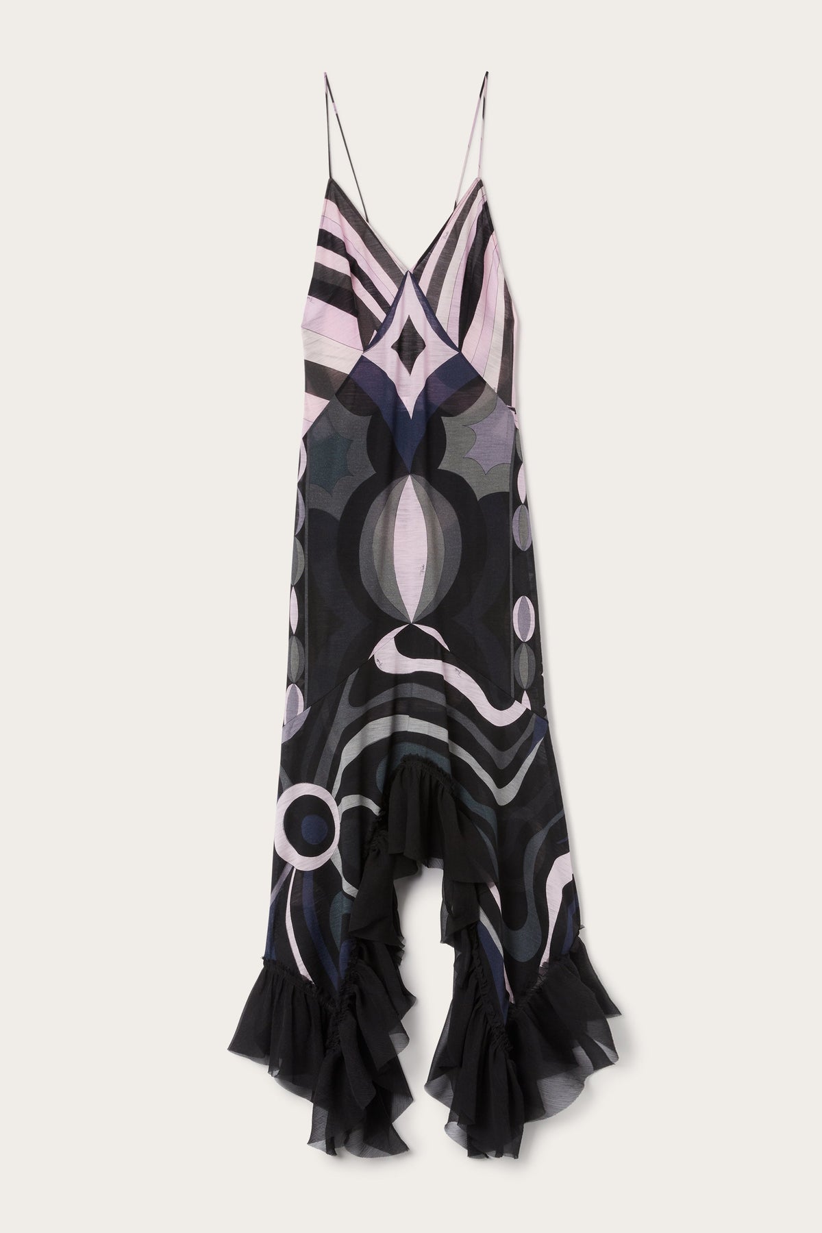 Pucci Iride Print V-neck Dress