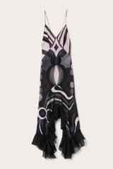 Pucci Iride Print V-neck Dress