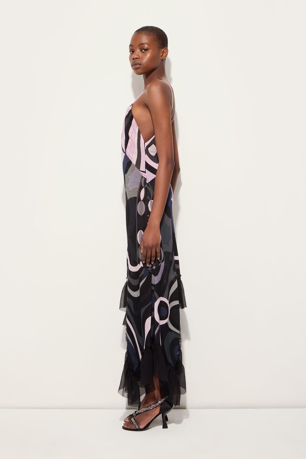 Pucci Iride Print V-neck Dress