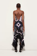 Pucci Iride Print V-neck Dress