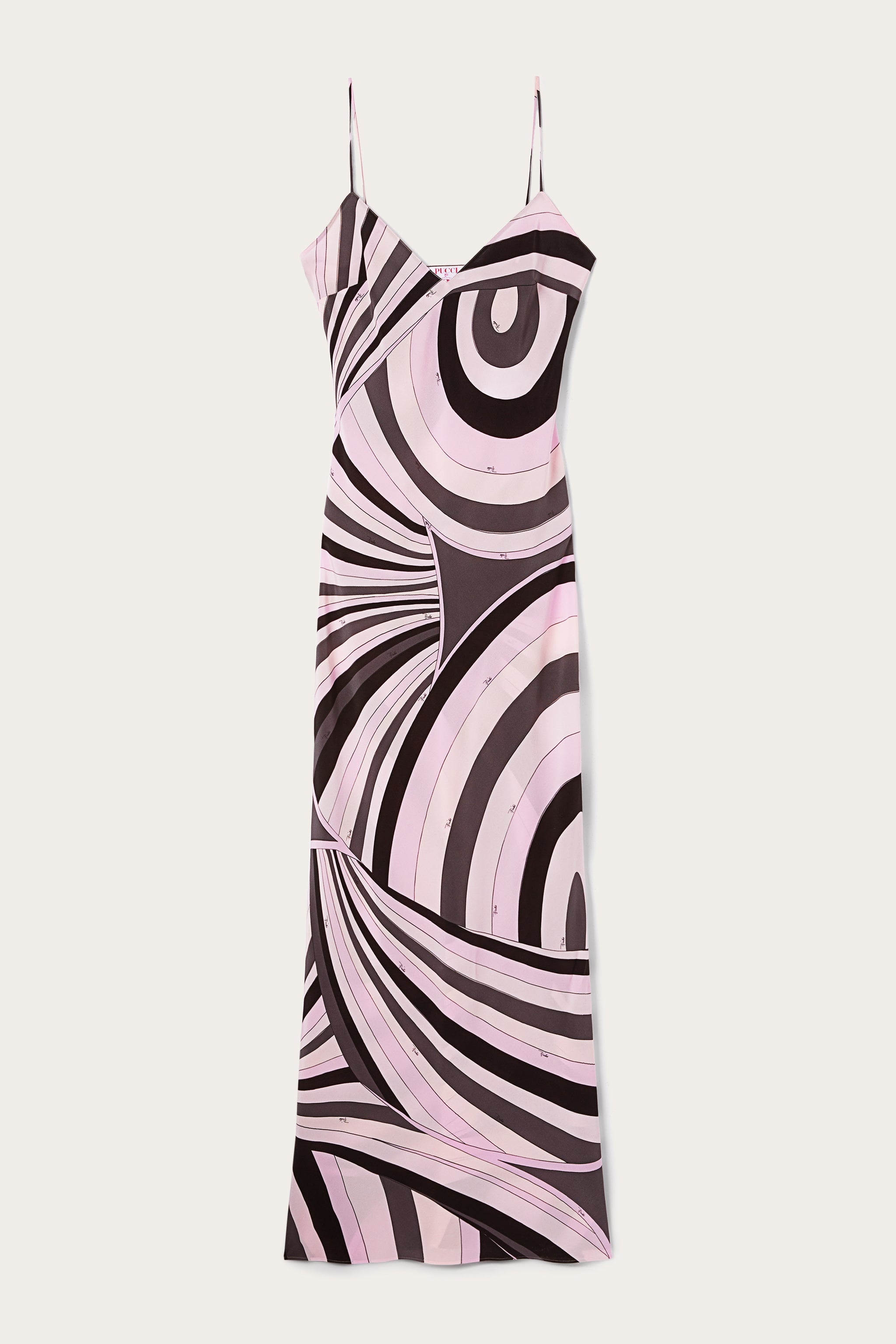 Pucci Iride Print Long Crêpe de Chine Dress