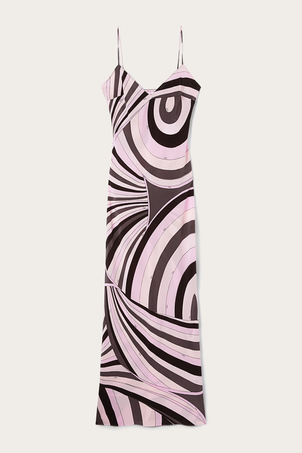 Pucci Iride Print Long Crêpe de Chine Dress