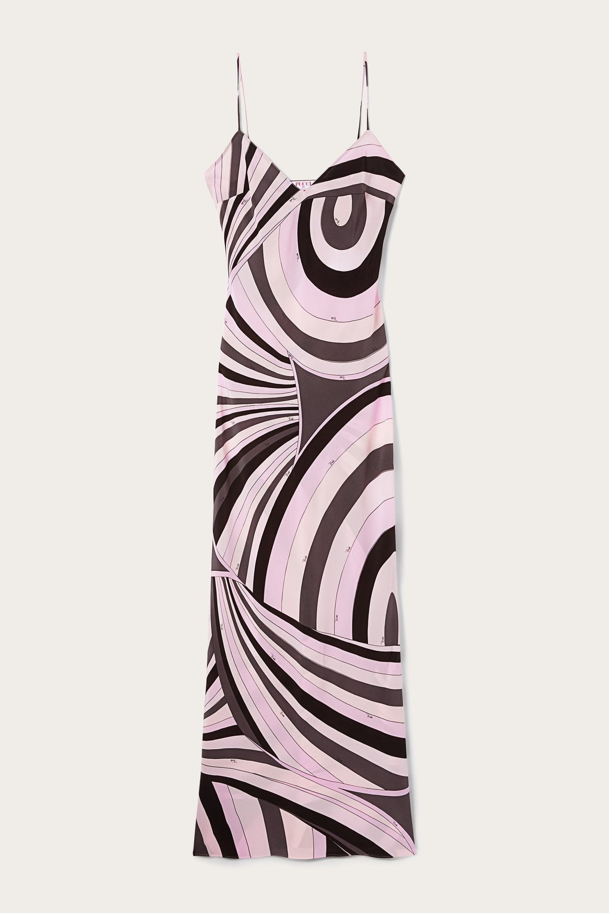 Pucci Iride Print Long Crêpe de Chine Dress