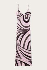 Pucci Iride Print Long Crêpe de Chine Dress