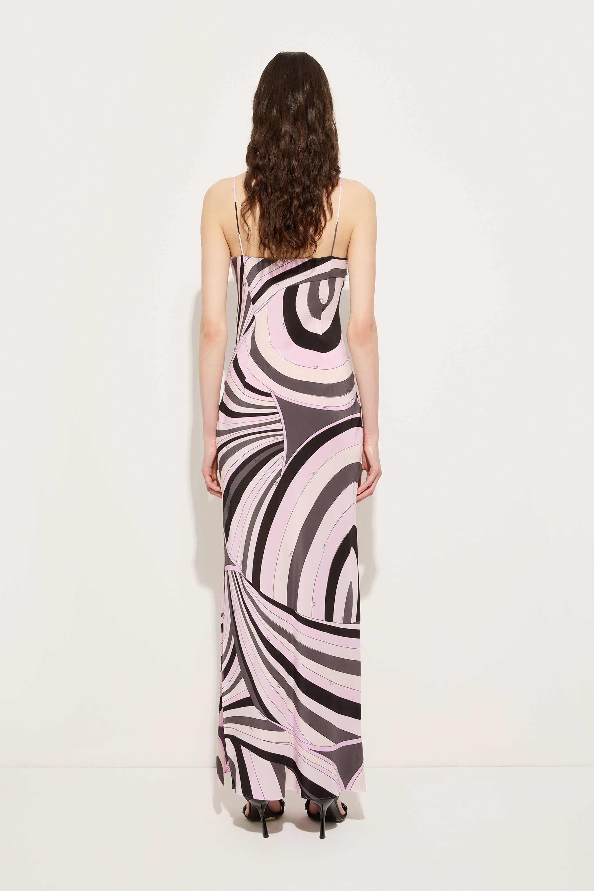 Pucci Iride Print Long Crêpe de Chine Dress