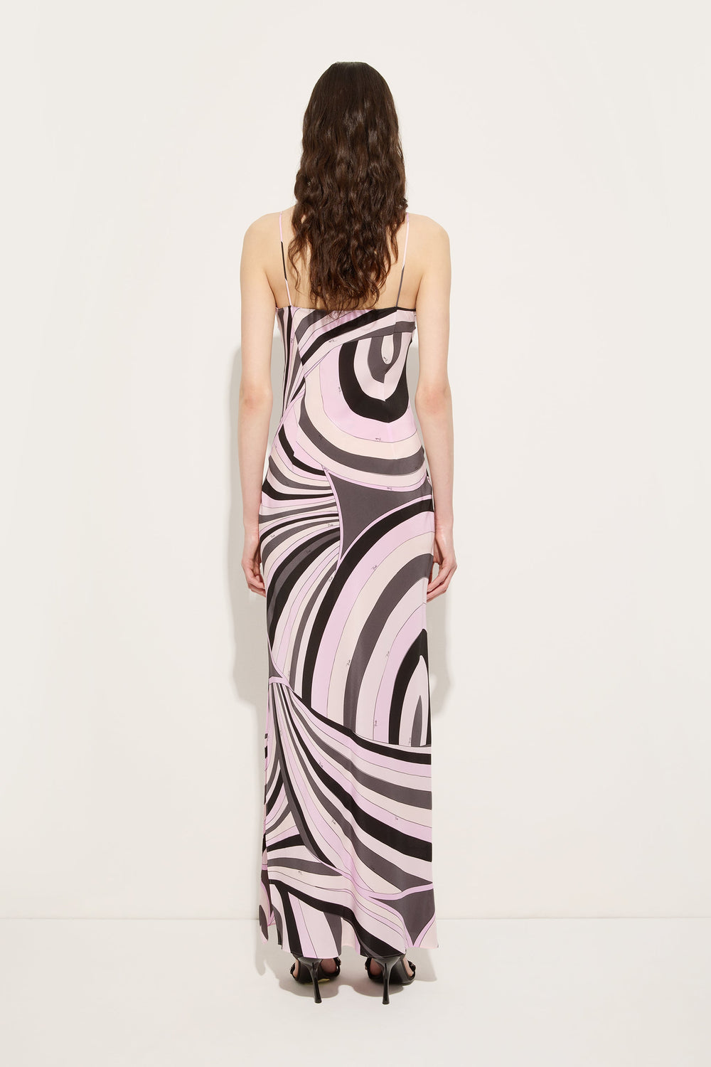 Pucci Iride Print Long Crêpe de Chine Dress