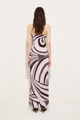 Pucci Iride Print Long Crêpe de Chine Dress