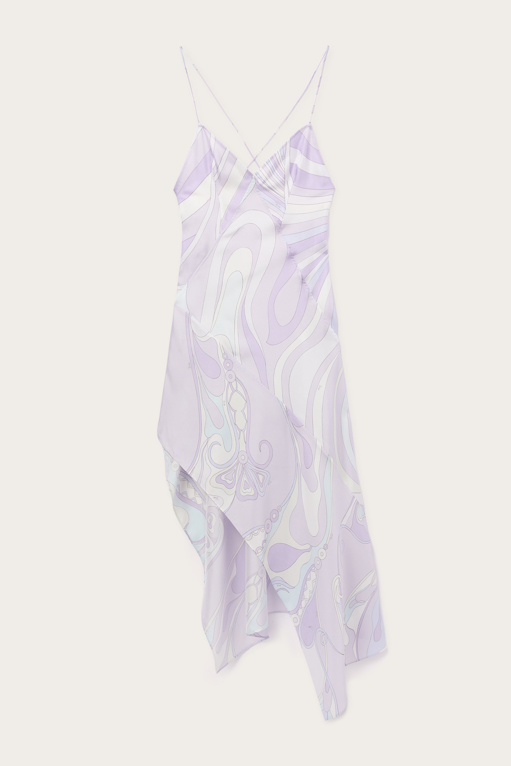 Pucci Iride Print Silk Twill Dress