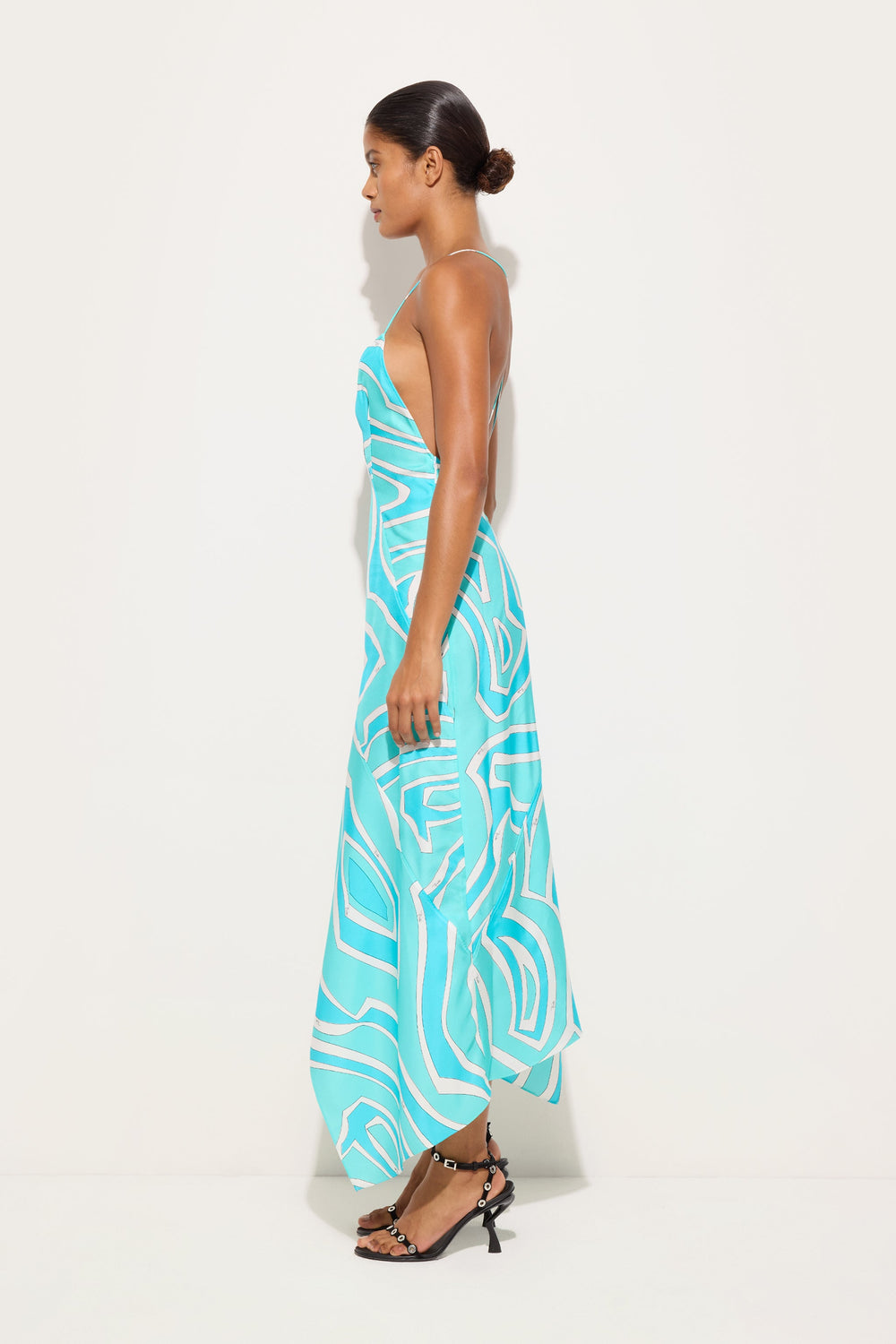 Pucci Labirinto Print Silk Twill Dress