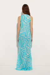Pucci Labirinto Print Long Cotton Dress