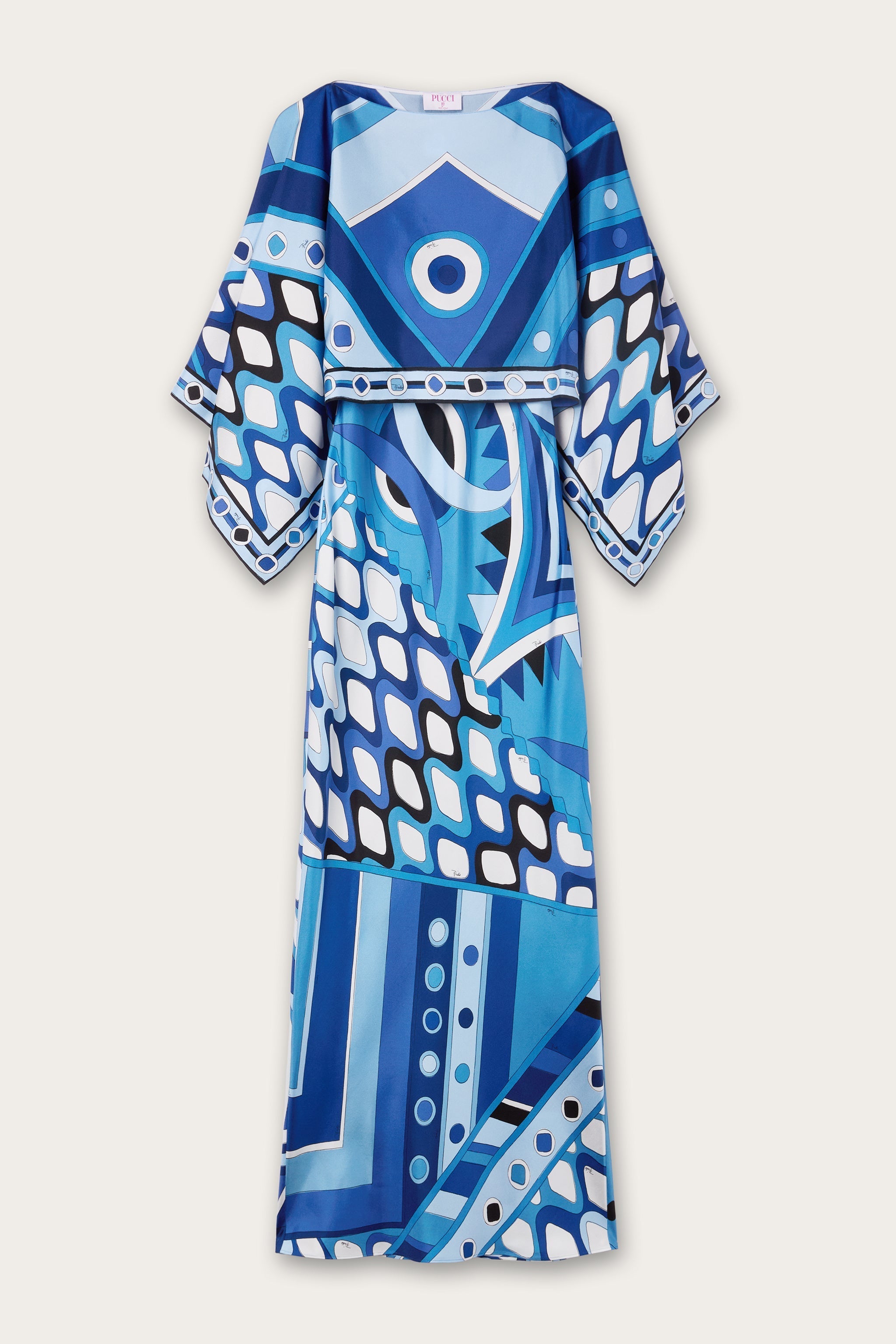 Pucci Vivara Print Dress with Silk Shawl