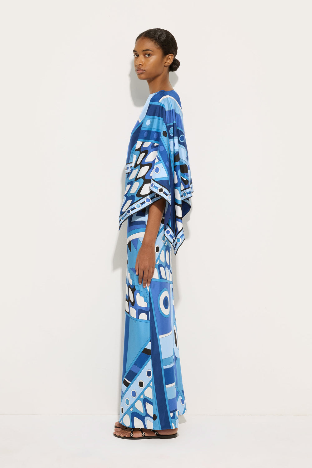 Pucci Vivara Print Dress with Silk Shawl