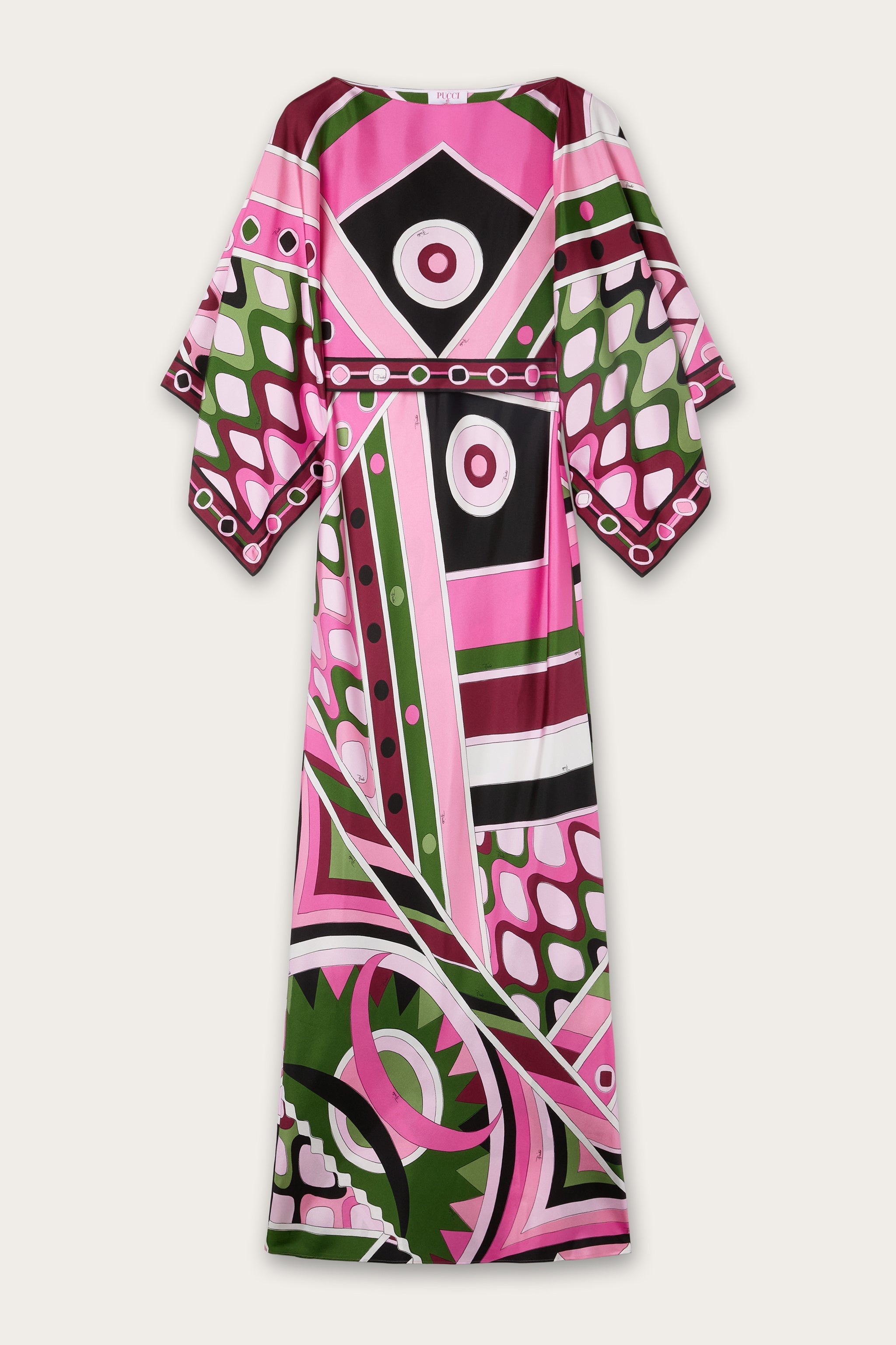 Pucci Vivara Print Dress with Cape