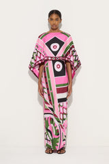 Pucci Vivara Print Dress with Cape