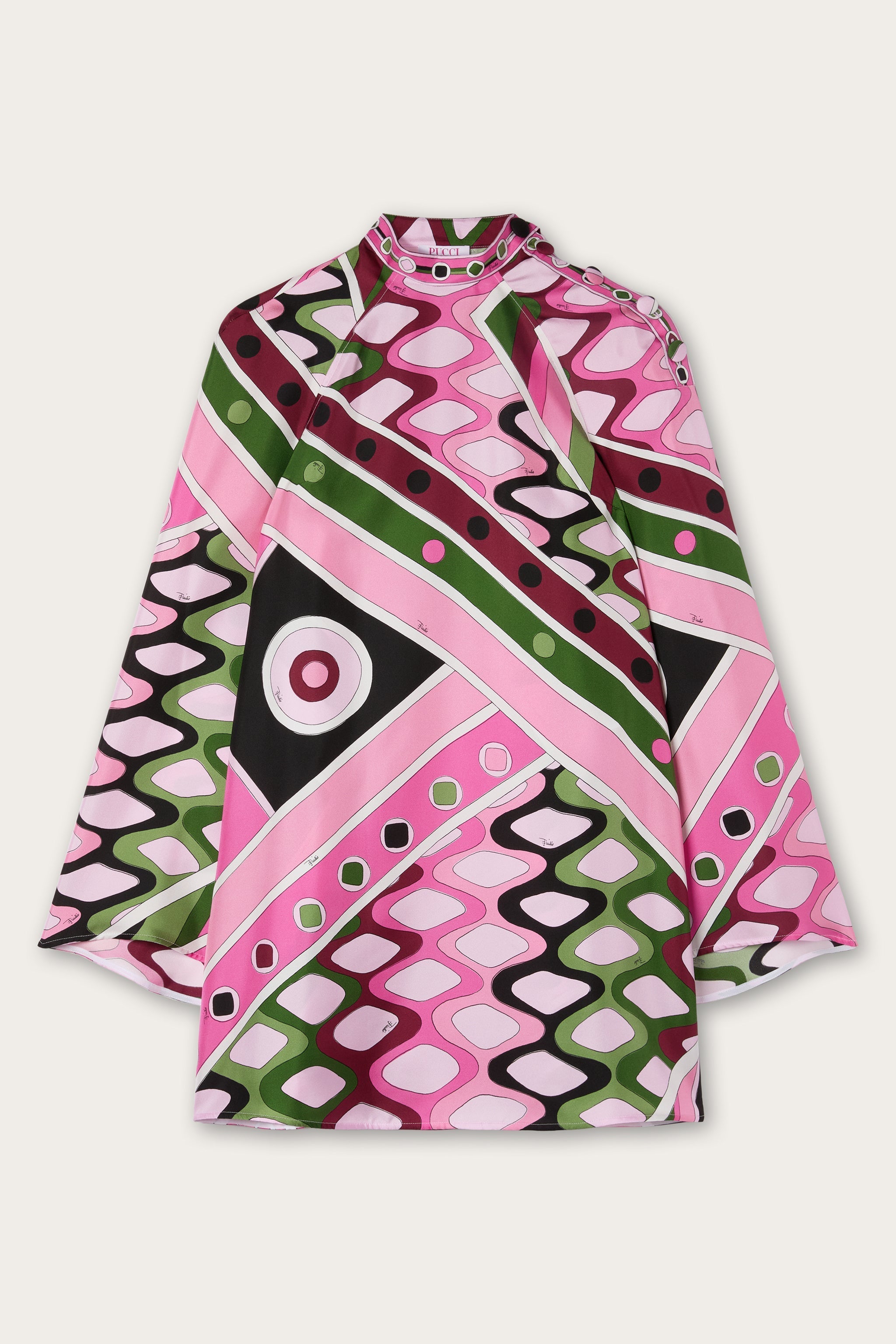 Pucci Vivara Print Silk Dress
