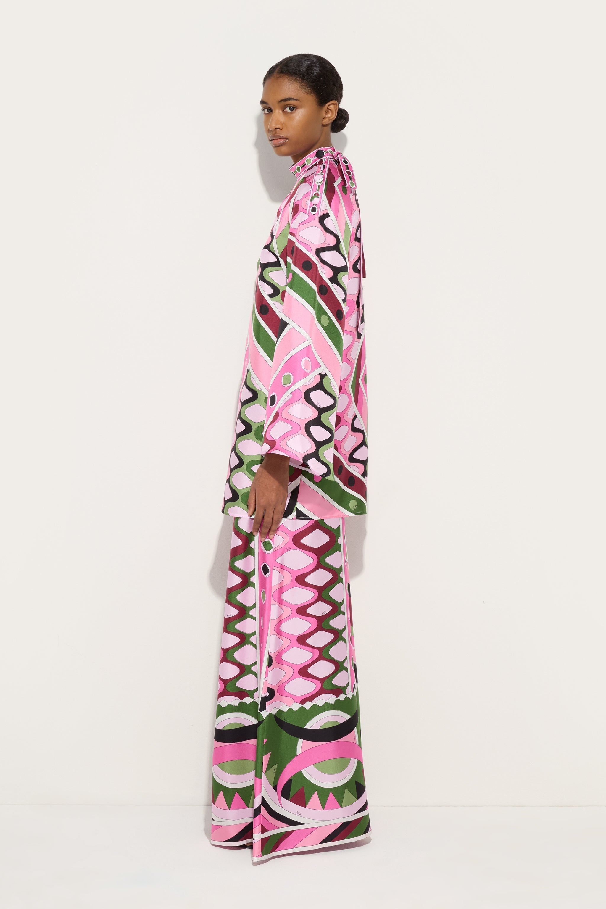 Pucci Vivara Print Silk Dress