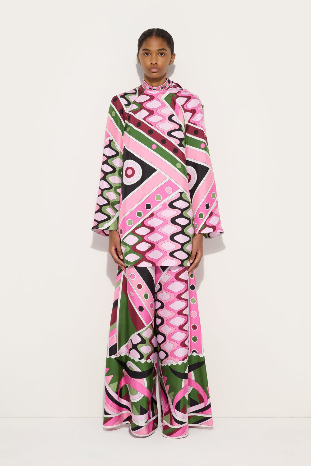 Pucci Vivara Print Silk Dress