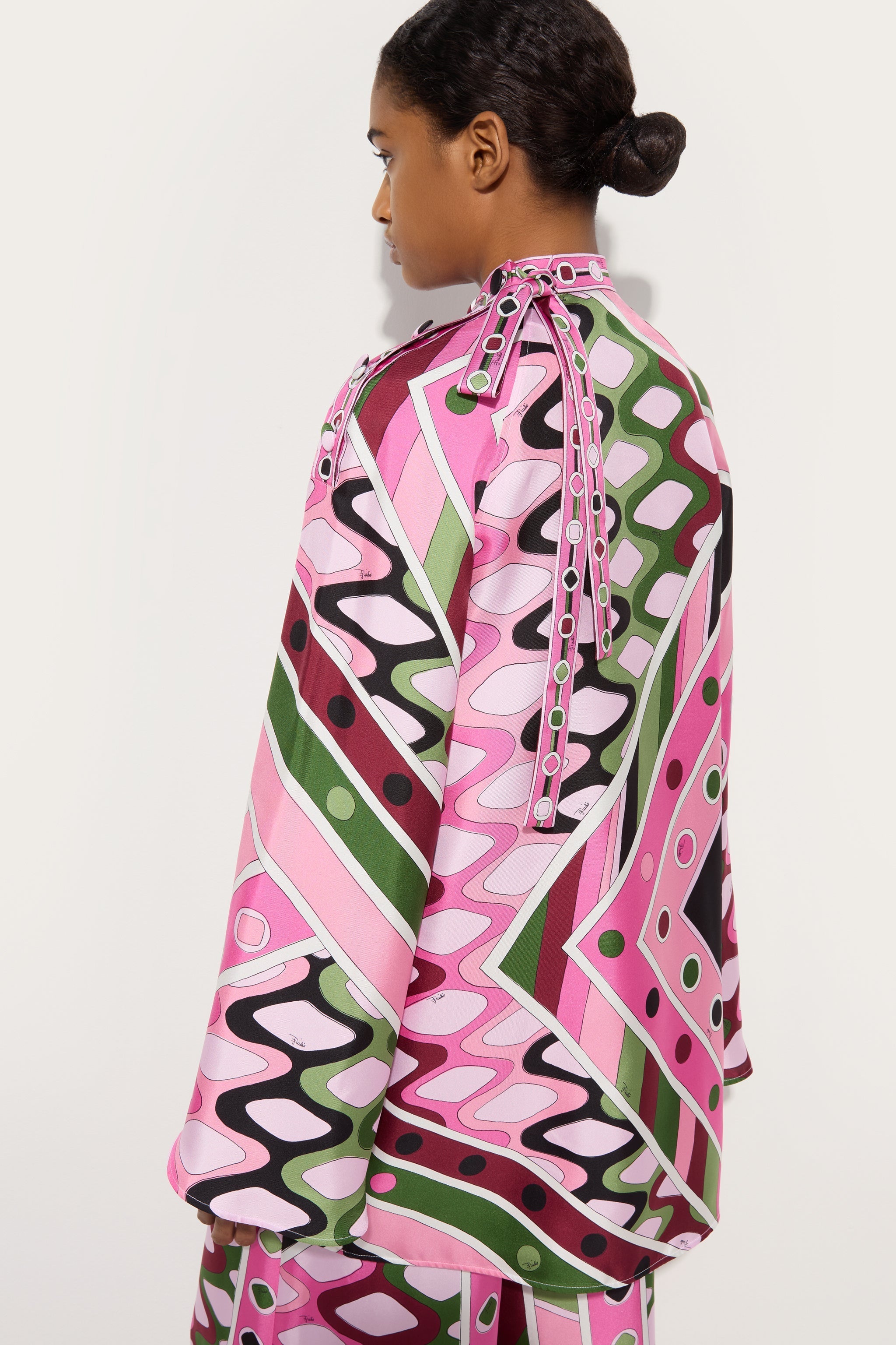 Pucci Vivara Print Silk Dress