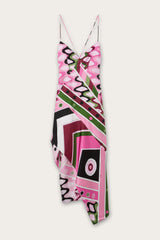 Pucci Vivara Print Long Silk Dress