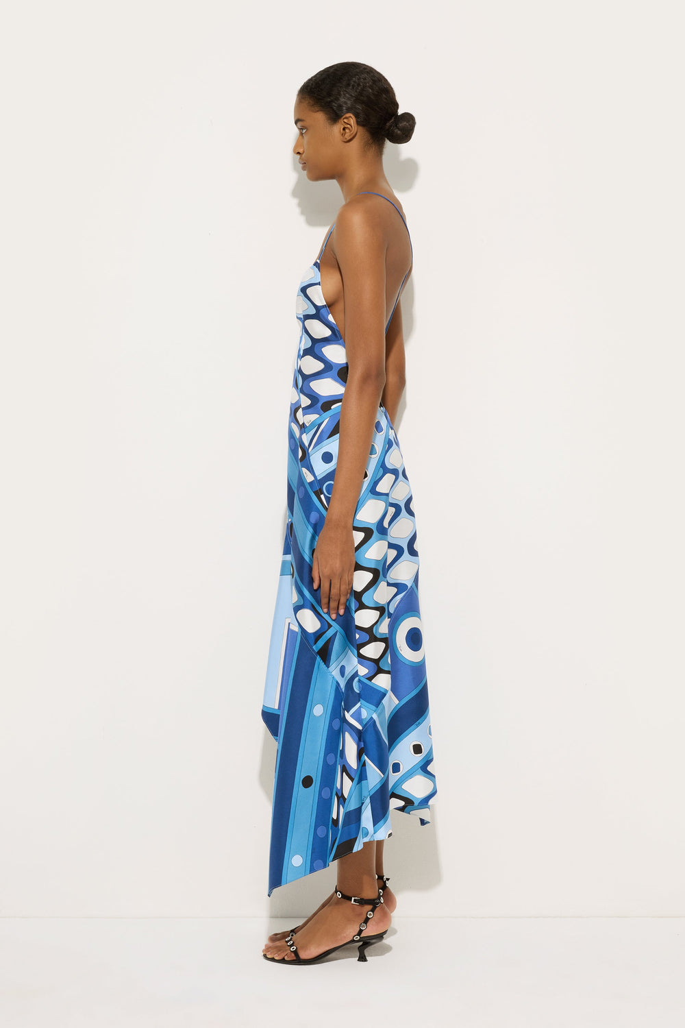 Pucci Vivara Print Long Silk Dress