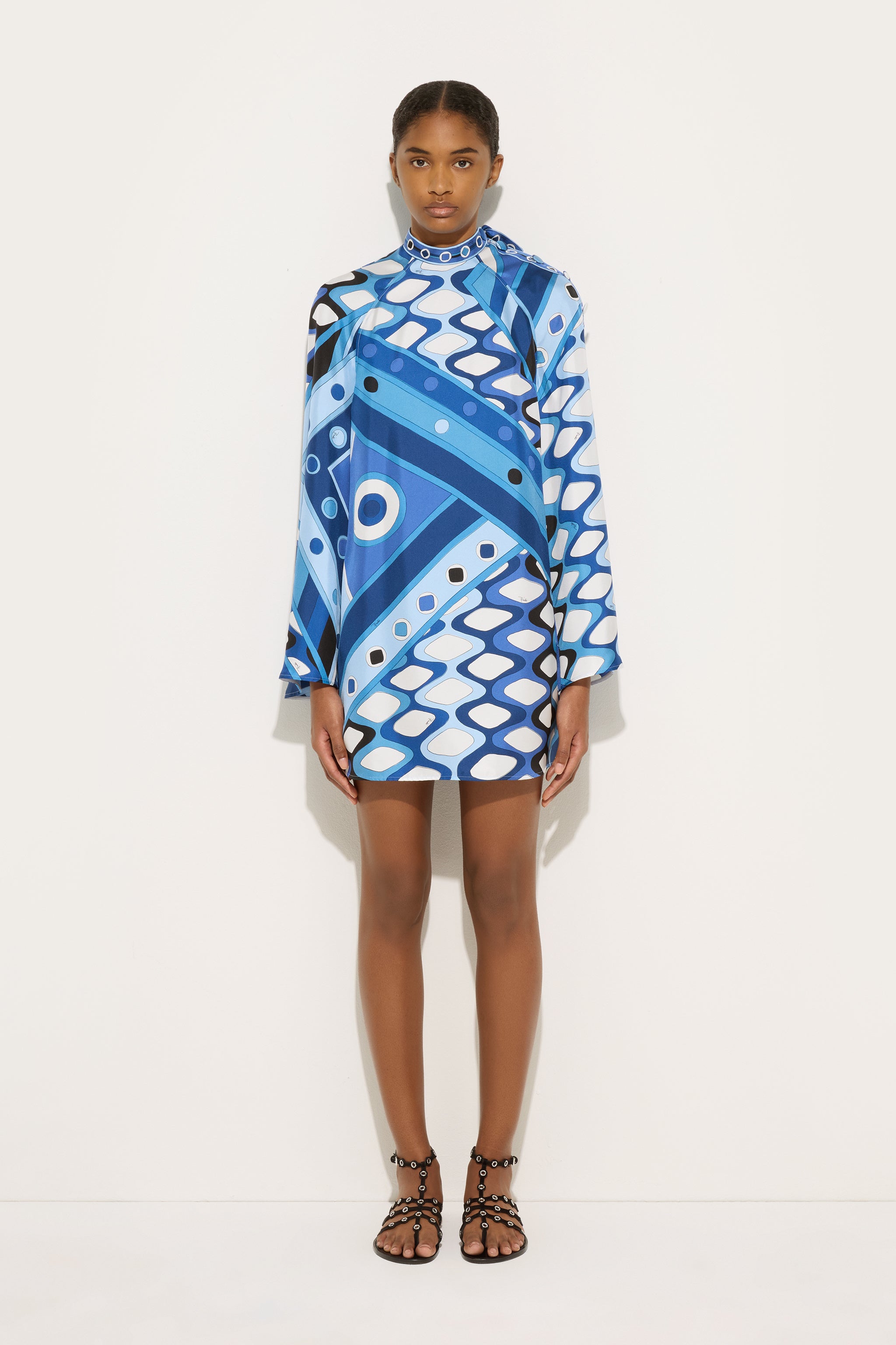 Pucci Vivara Print Silk Dress