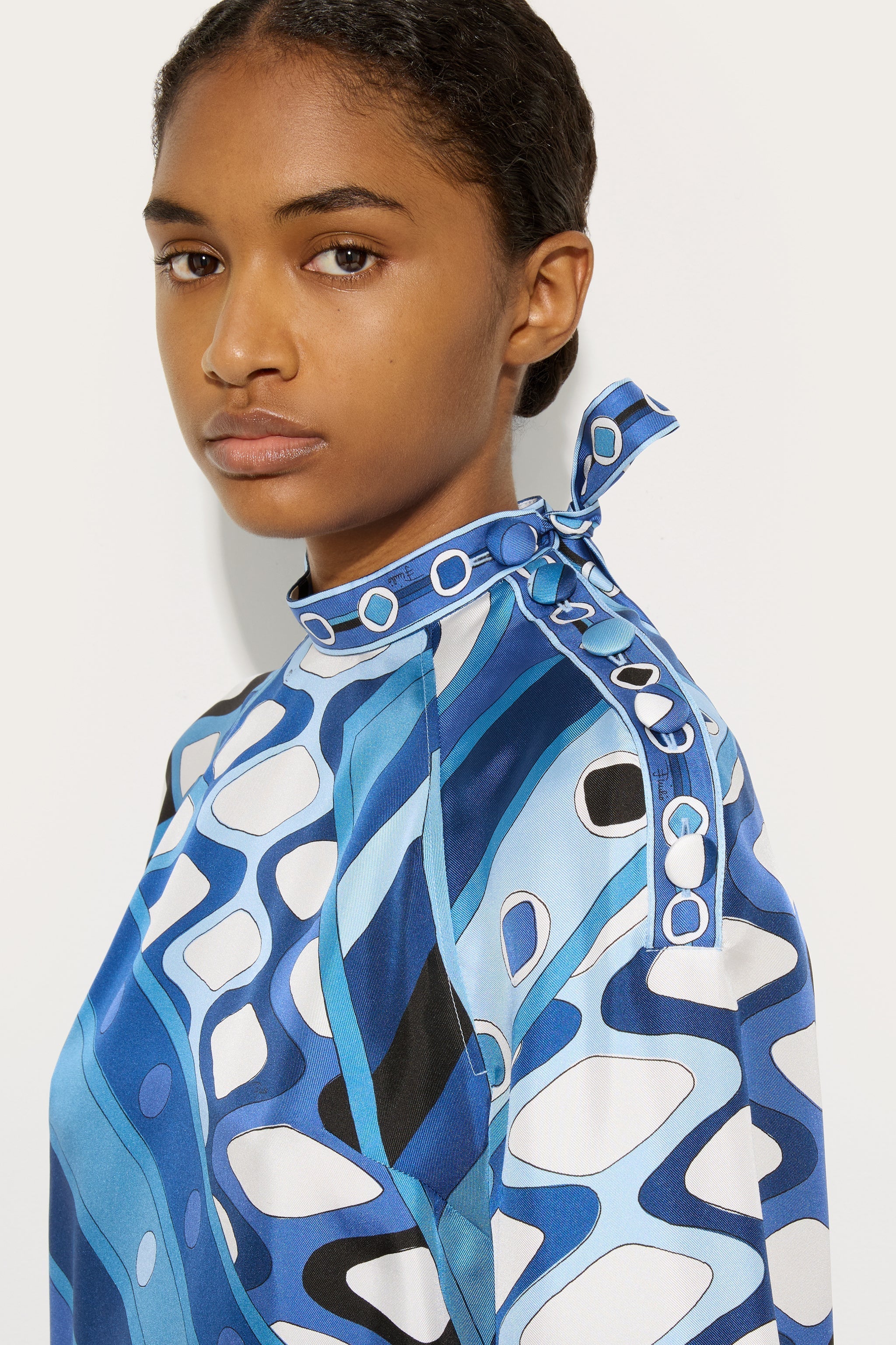 Pucci Vivara Print Silk Dress